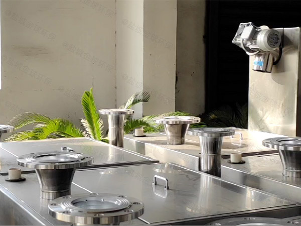 餐饮行业地上机械污水处理油水分离设备效率